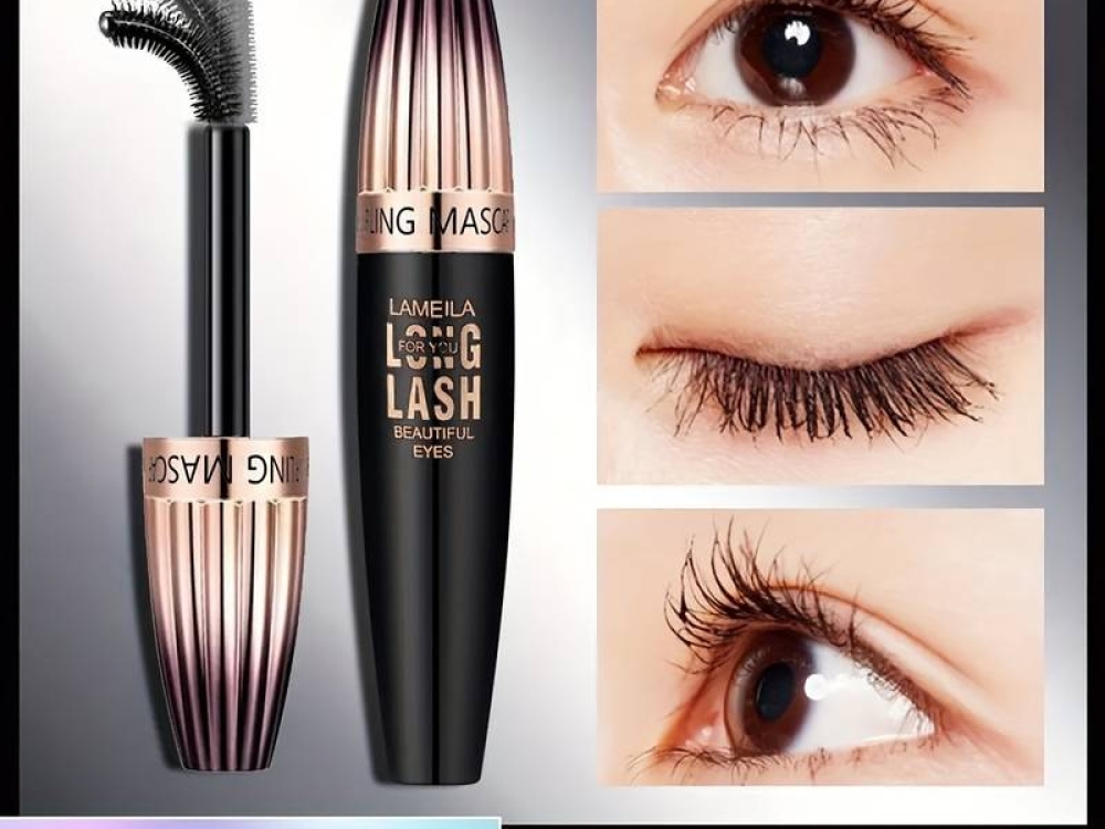 8D Silk Fiber Mascara, volume and slim lengthening mascara, lasts all day