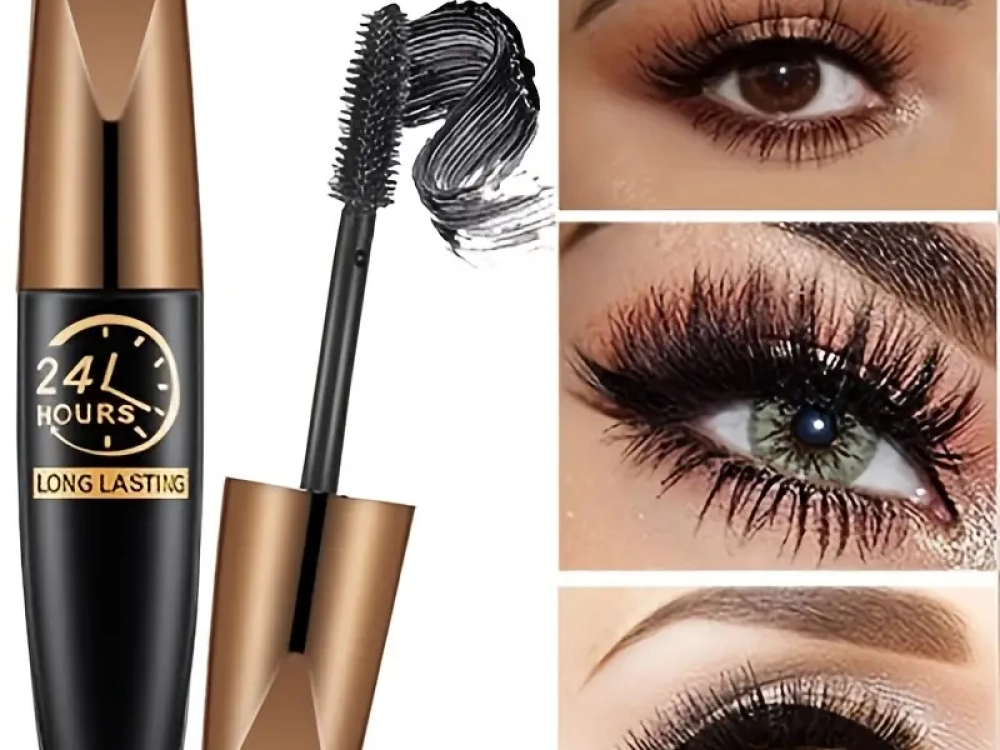 Waterproof Mascara, 4d Silk Fiber Eyelashes Extension