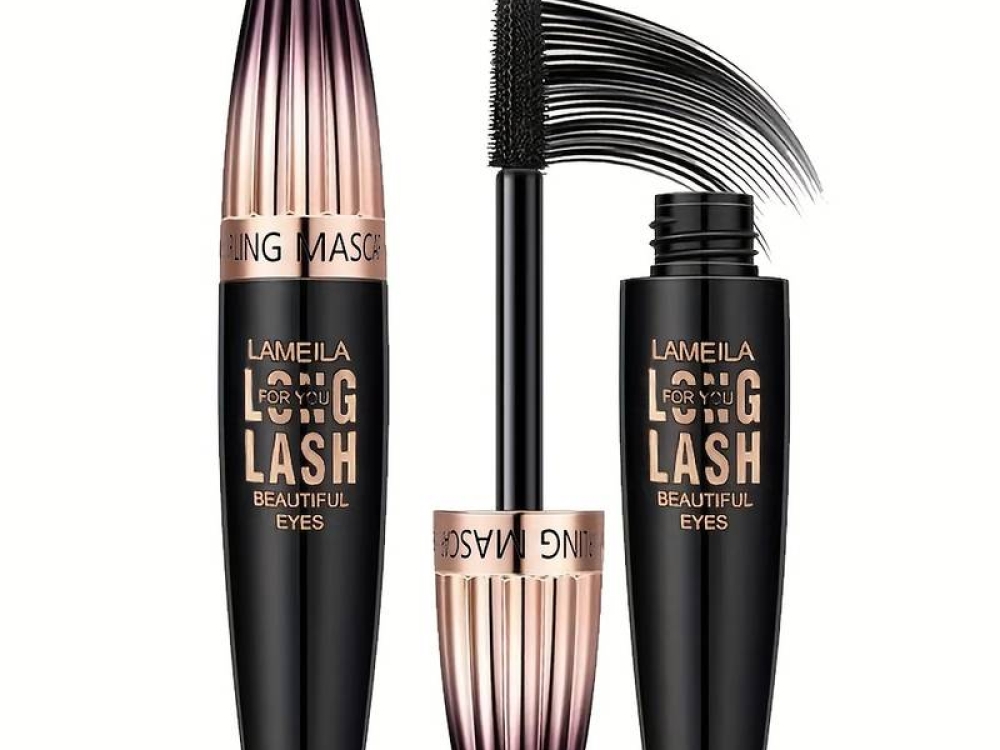 8D Silk Fiber Mascara, volume and slim lengthening mascara, lasts all day